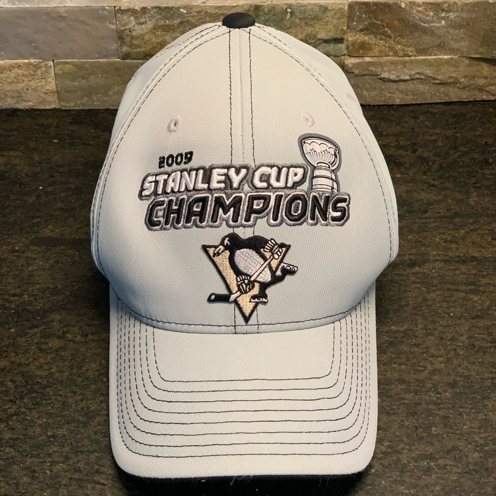 REEBOK | STANLEY CUP 2009 BASEBALL HAT | Pittsburgh Penguins | One Size